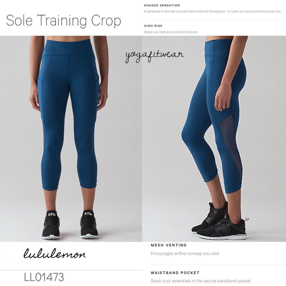 lululemon sole training crop