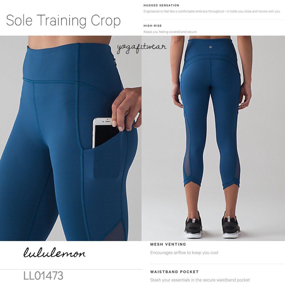 lululemon sole training crop