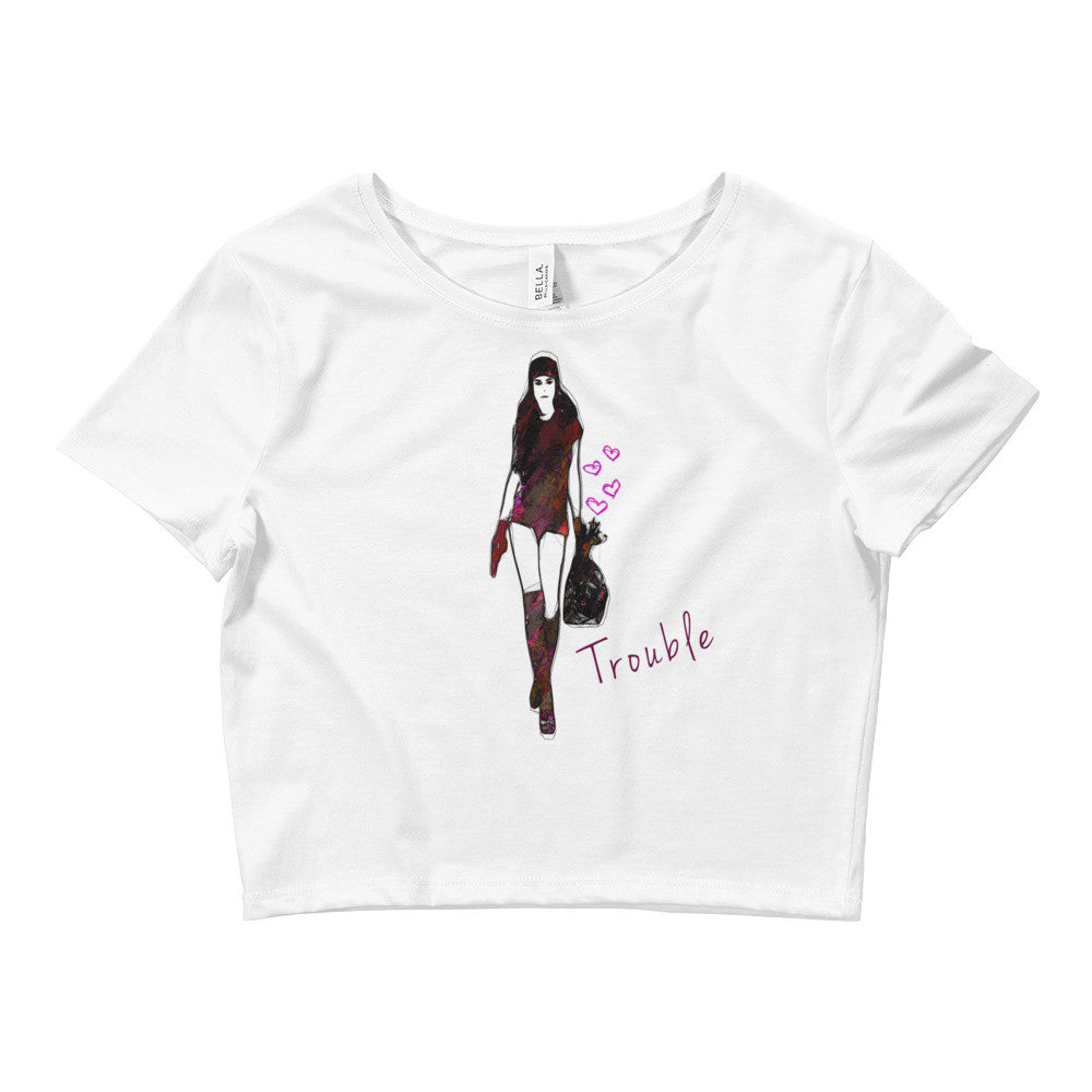 Stolen Hearts Women鈥檚 Crop Tee