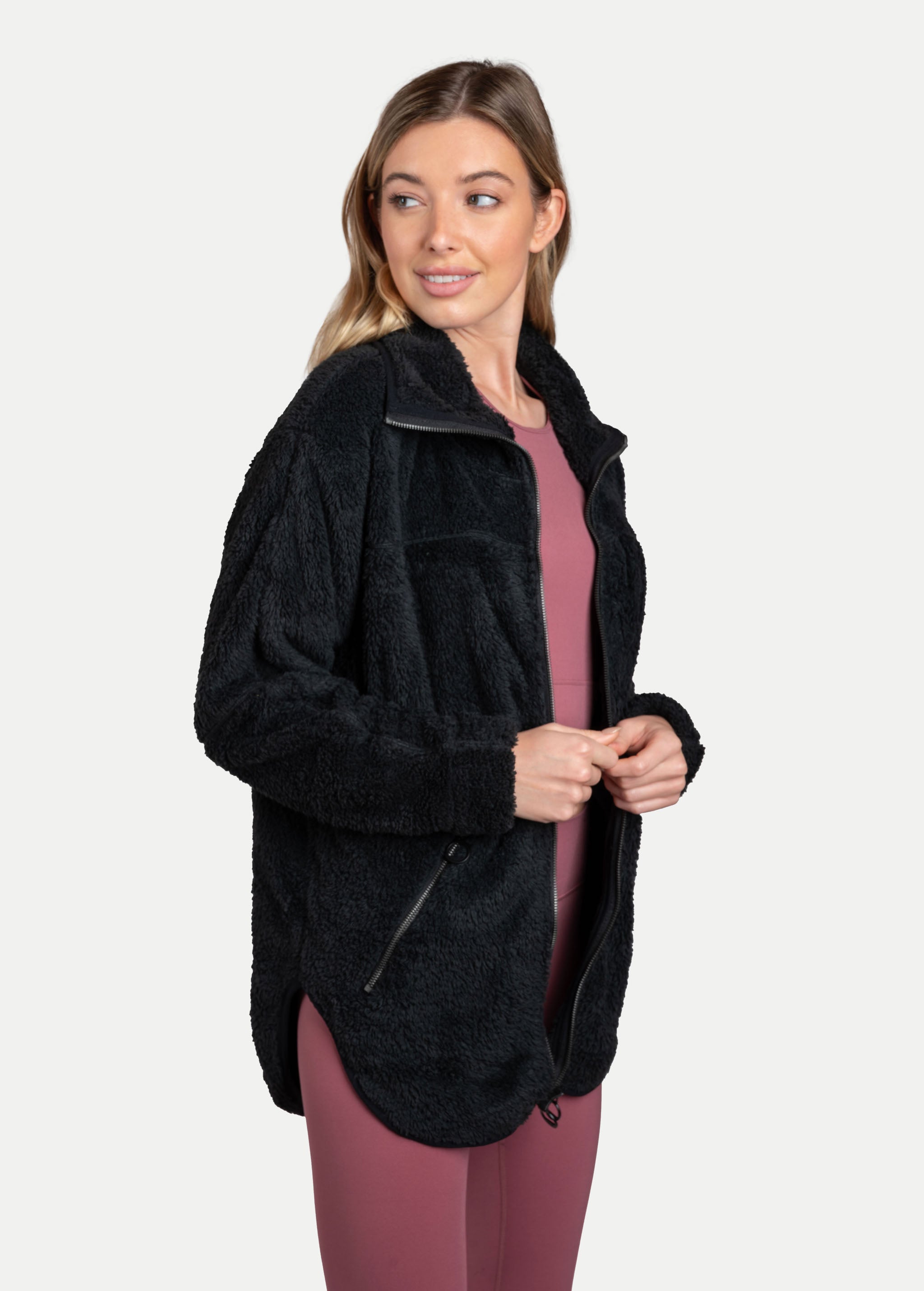 Women's Miska Half Zip Fleece - Verbena