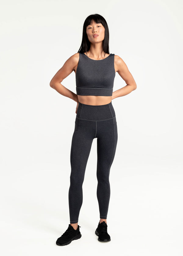 Getting Active High Waist Flare Leggings (Black)-Final Sale – lee monet