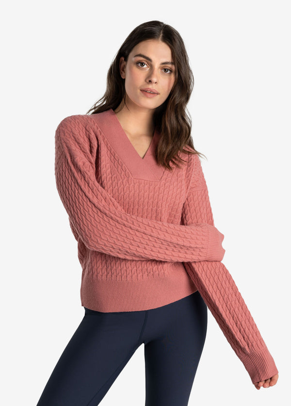 En Saison Camille Puff-Sleeve Sweater