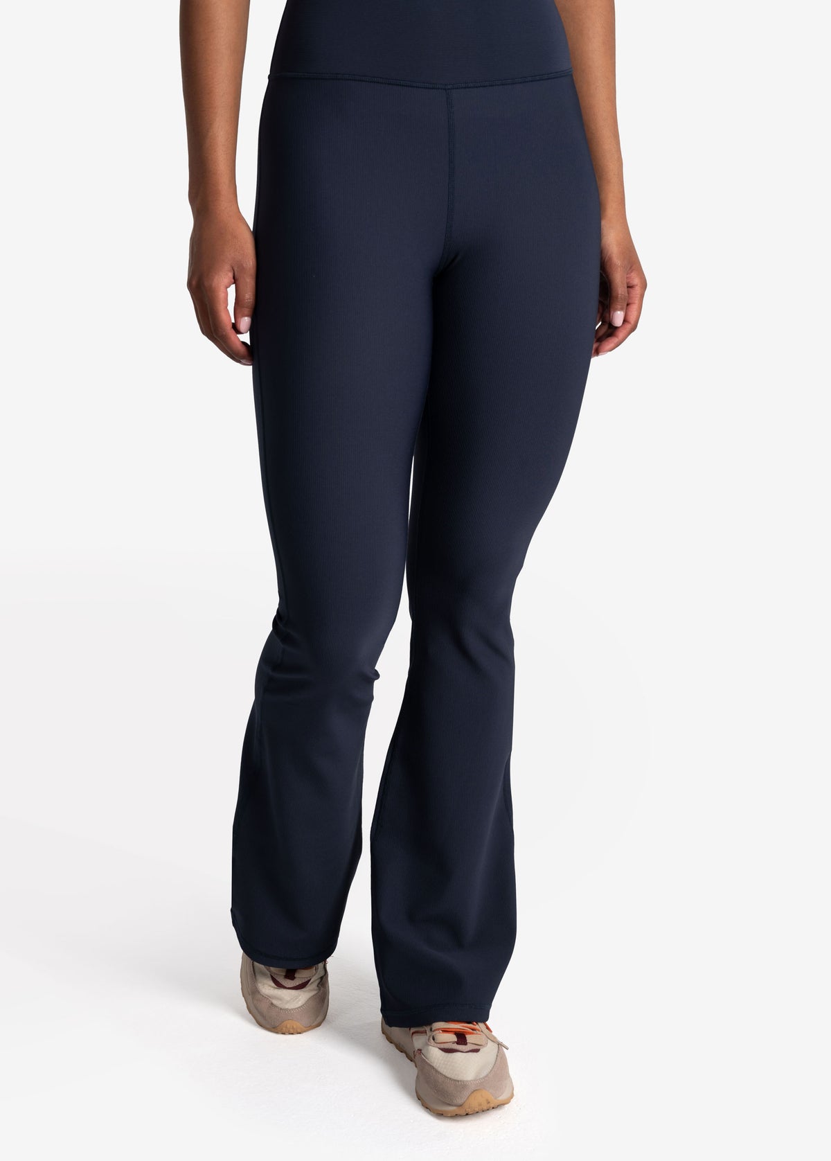 Flared Leggings - Navy blue - Ladies