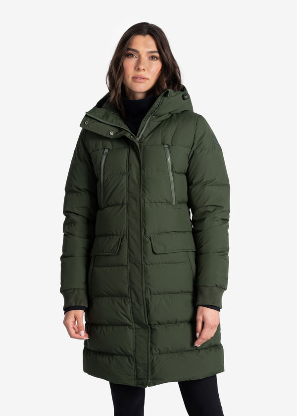 Cheap Long Down Jacket Woman Loose Hooded Puffer Parkas 2021 Winter Korean  Fashion Long Sleeve Design Coat Casual Outdoor Chic