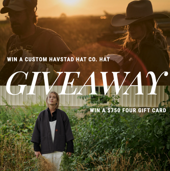 GIVEAWAY FOUR OBJECTS GIFT CERTIFICATE AND CUSTOM HAT HAVSTAD HAT CO 