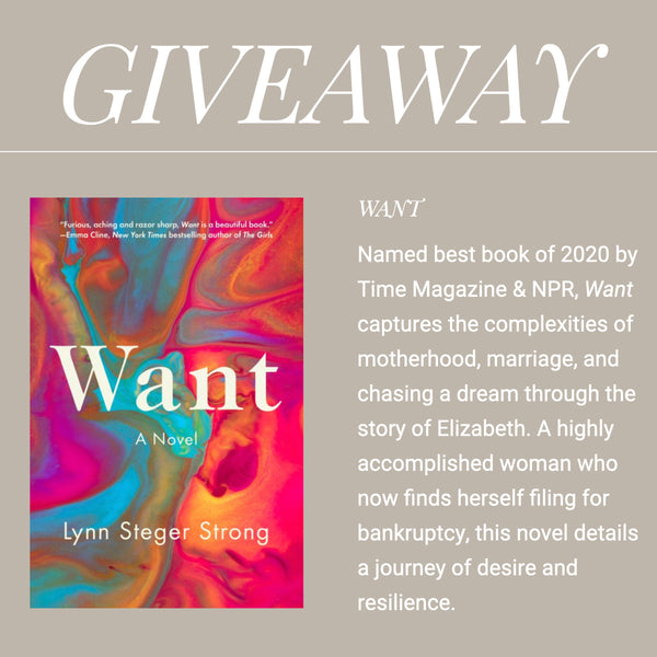 LYNN STEGER STRONG WANT FOUR GIVEAWAY