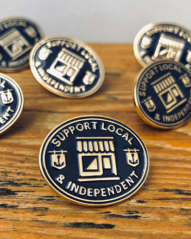 Support Local // Enamel Pin Badge – Strong Island Clothing Co