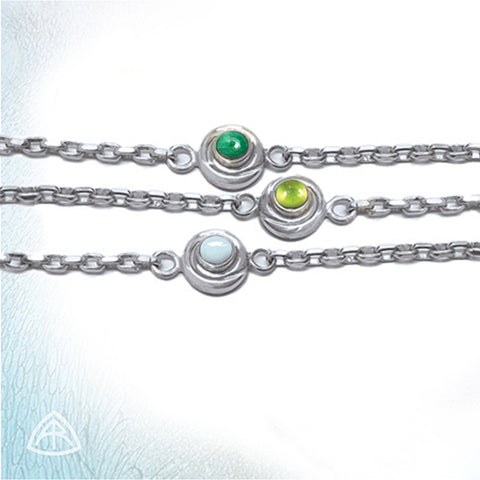 Annika Rutlin Taurus birthstone silver bracelets jewelelry