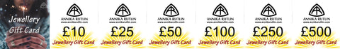 Annika Rutlin jewelry gift cards starting at £10 