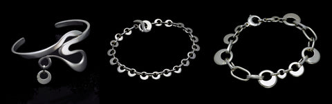 Annika Rutlin Silver Solstice Collection bracelets