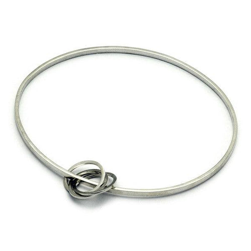 61x49mm oval bangle 1,3mm square wire with hooks (1pc)