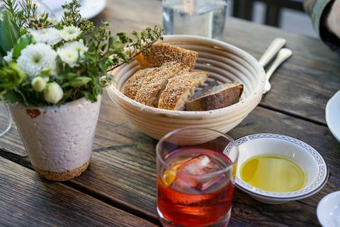 negroni sbagliato su tavola