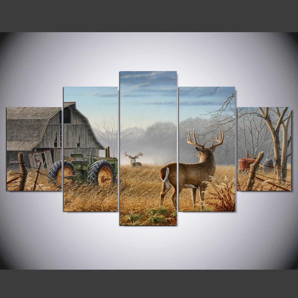 whitetail deer wall art