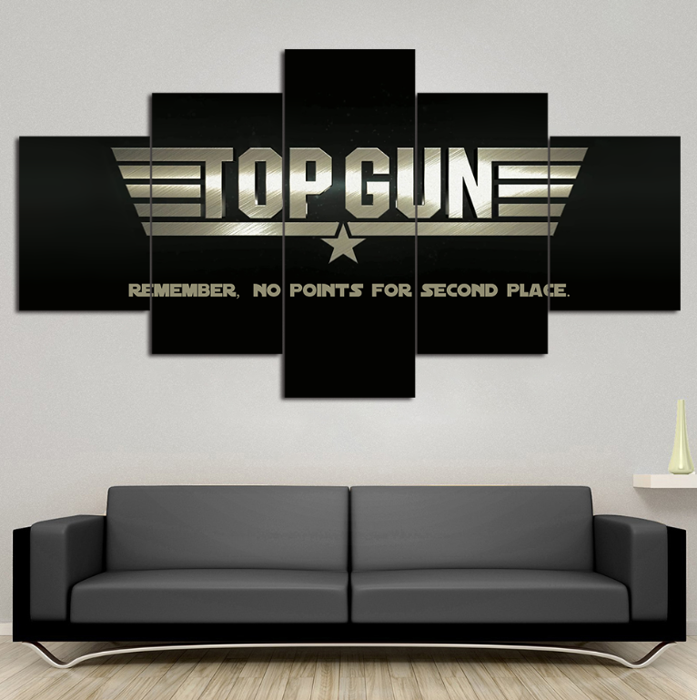 5 Piece Top Gun Movie Canvas Wall Art Paintings For Sale It Make Your Day