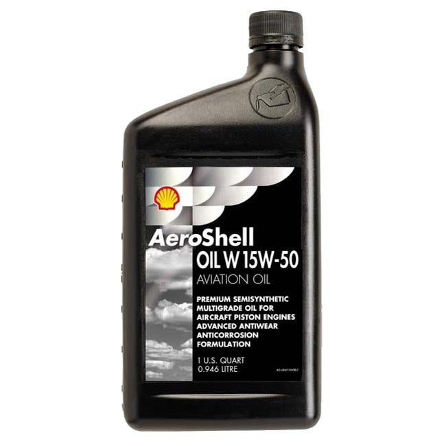 AeroShell 15W 50 Multigrade Ashless Dispersant Oil Case of 12 1 qt