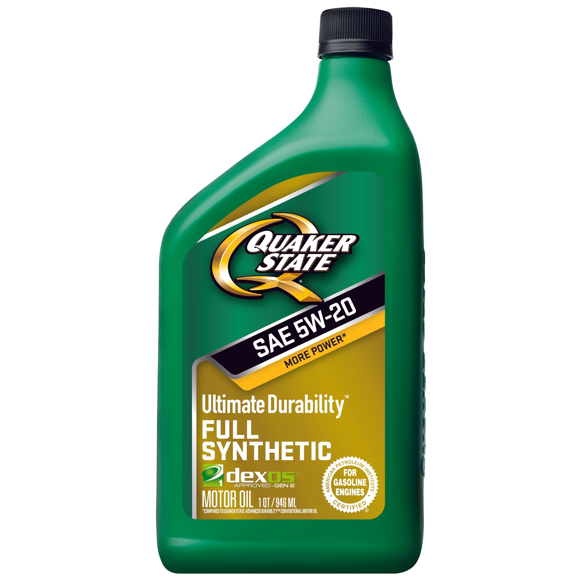 Quaker State Ultimate Durability SAE 5W 20 Full Synthetic Motor Oil Case of 6 1 qt