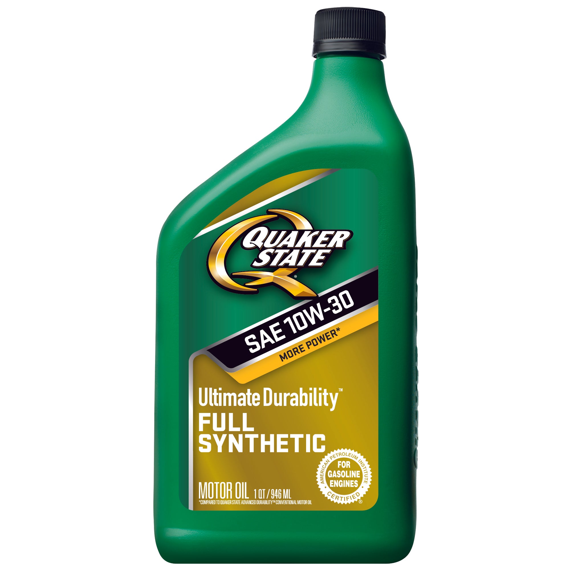Quaker State Ultimate Durability SAE 10W 30 Full Synthetic Motor Oil Case of 6 1 qt