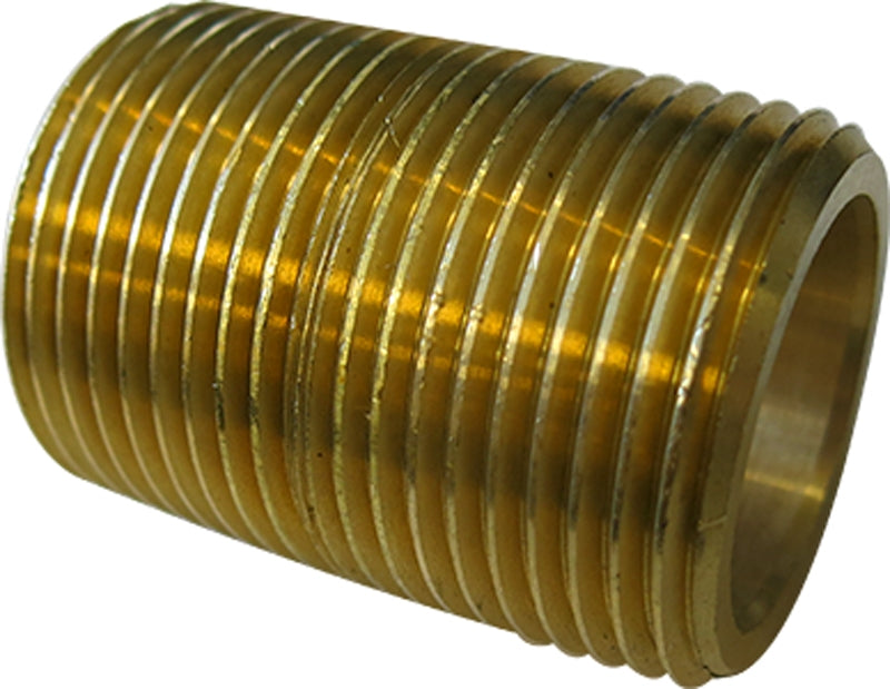 1in MPT Brass Pipe Nipple