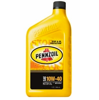 Pennzoil SAE 10W 40 Motor Oil Case of 12 1 qt