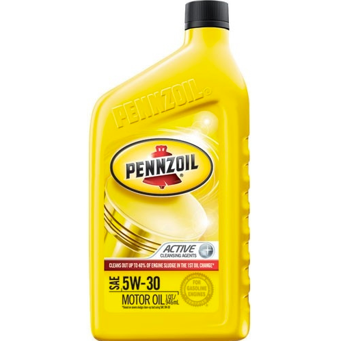 Pennzoil SAE 5W 30 Motor Oil Case of 12 1 qt