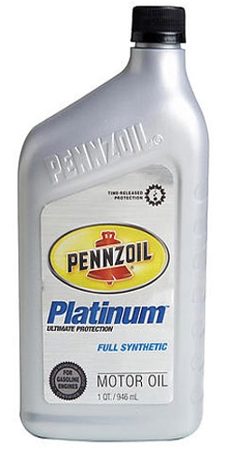 Pennzoil Platinum Full Synthetic Motor Oil Dexos1 Approved 5W30 Case of 6 1 qt