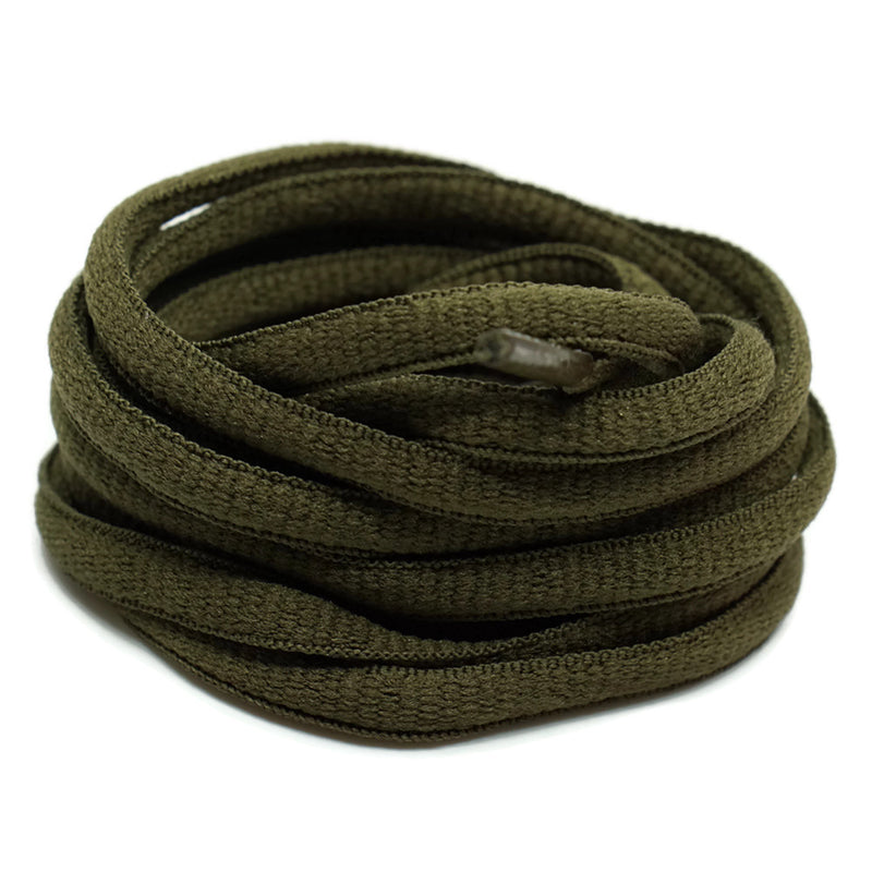 Oval Shoelaces - Olive Green – DoctorLaces