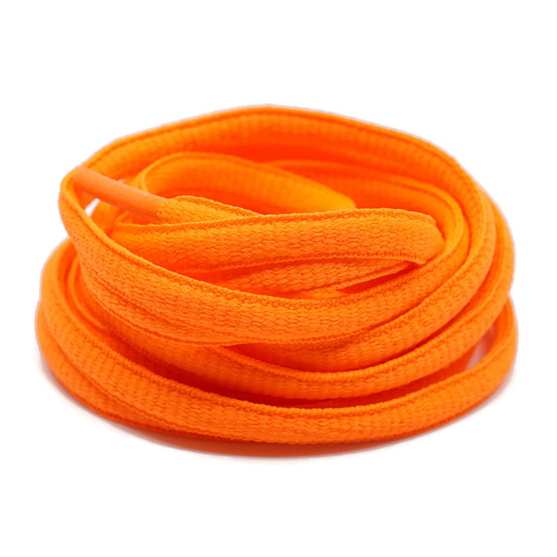 orange oval shoelaces