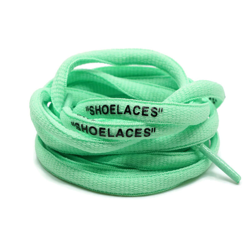 white oval laces
