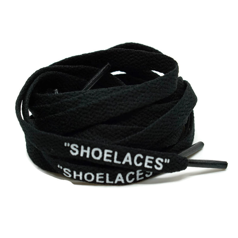 black white laces