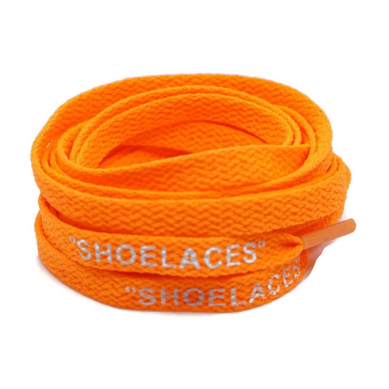 off white orange shoelaces