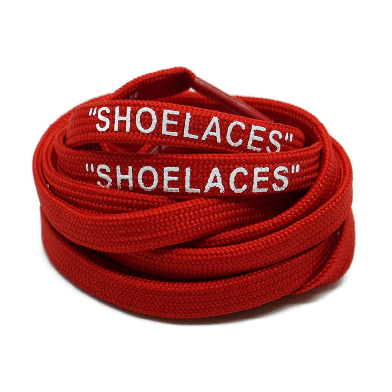 red adidas shoe laces
