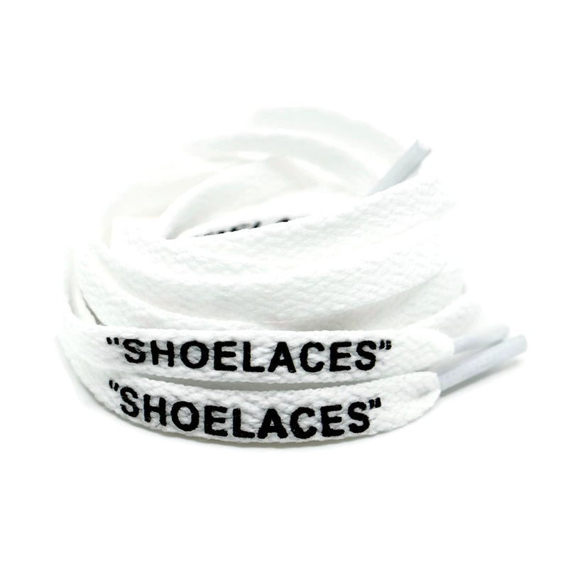 White Inspired Flat Laces (LONG 