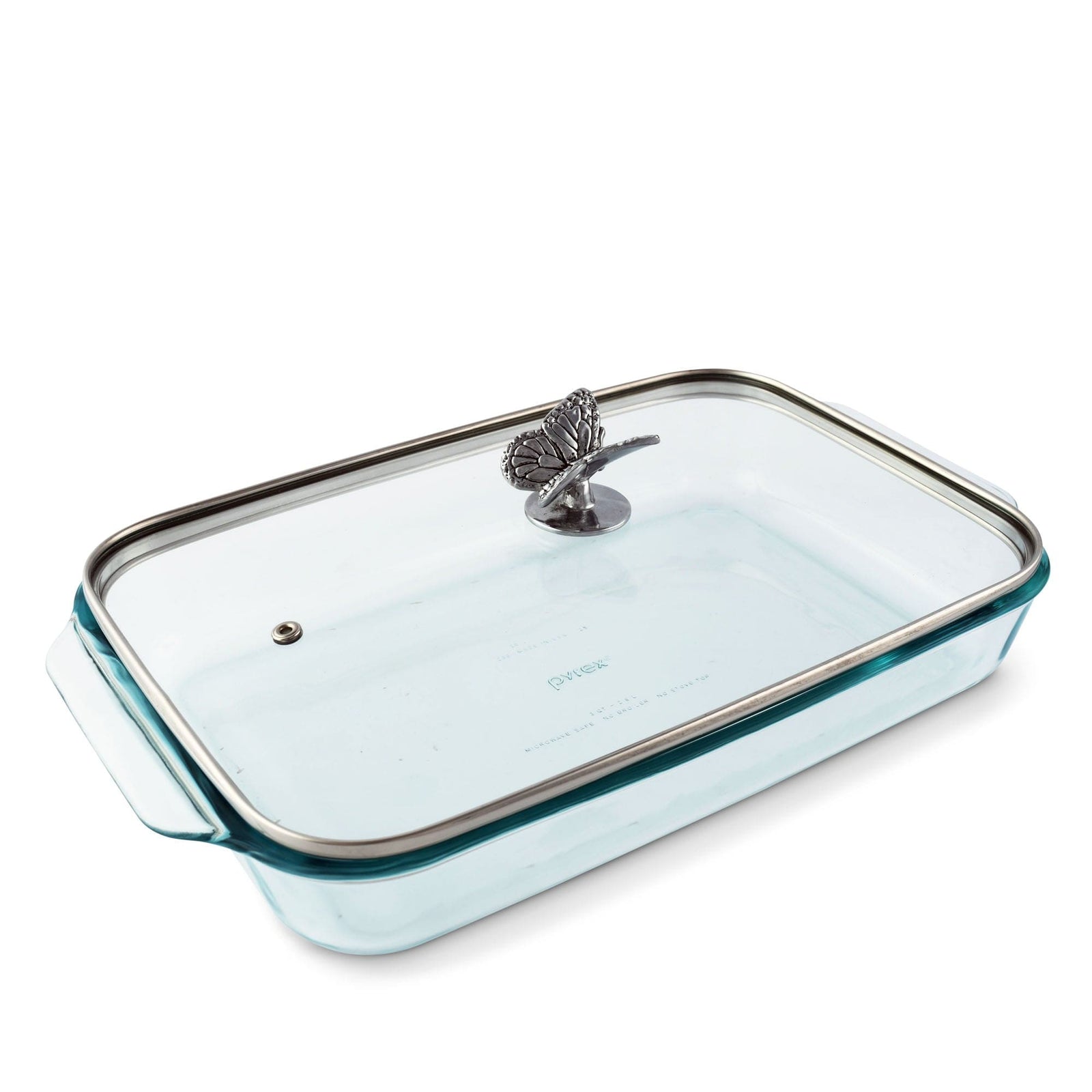 Arthur Court Turkey Lid with Pyrex 3 Quart Baking Dish