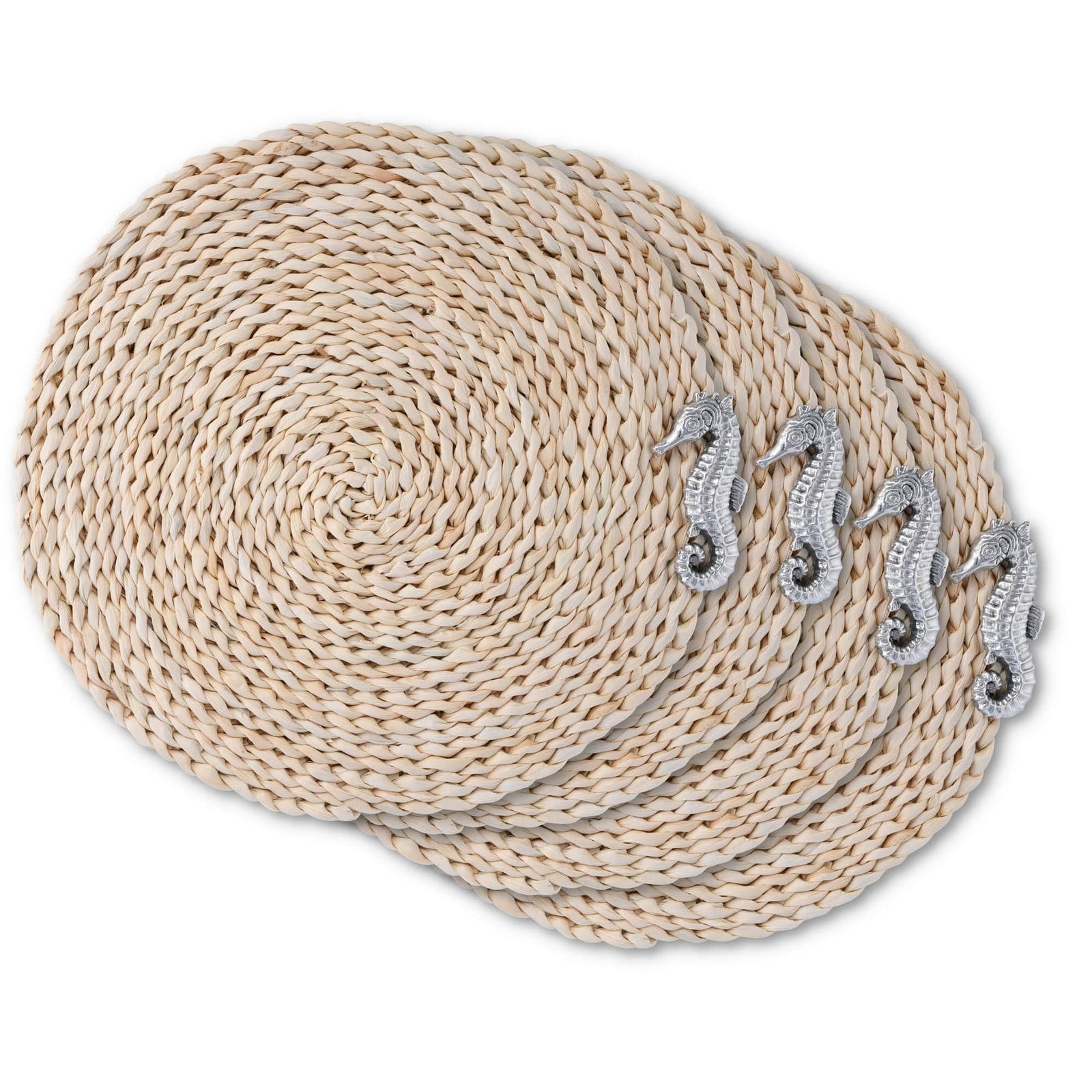 Square Braided Seagrass Seat Pads