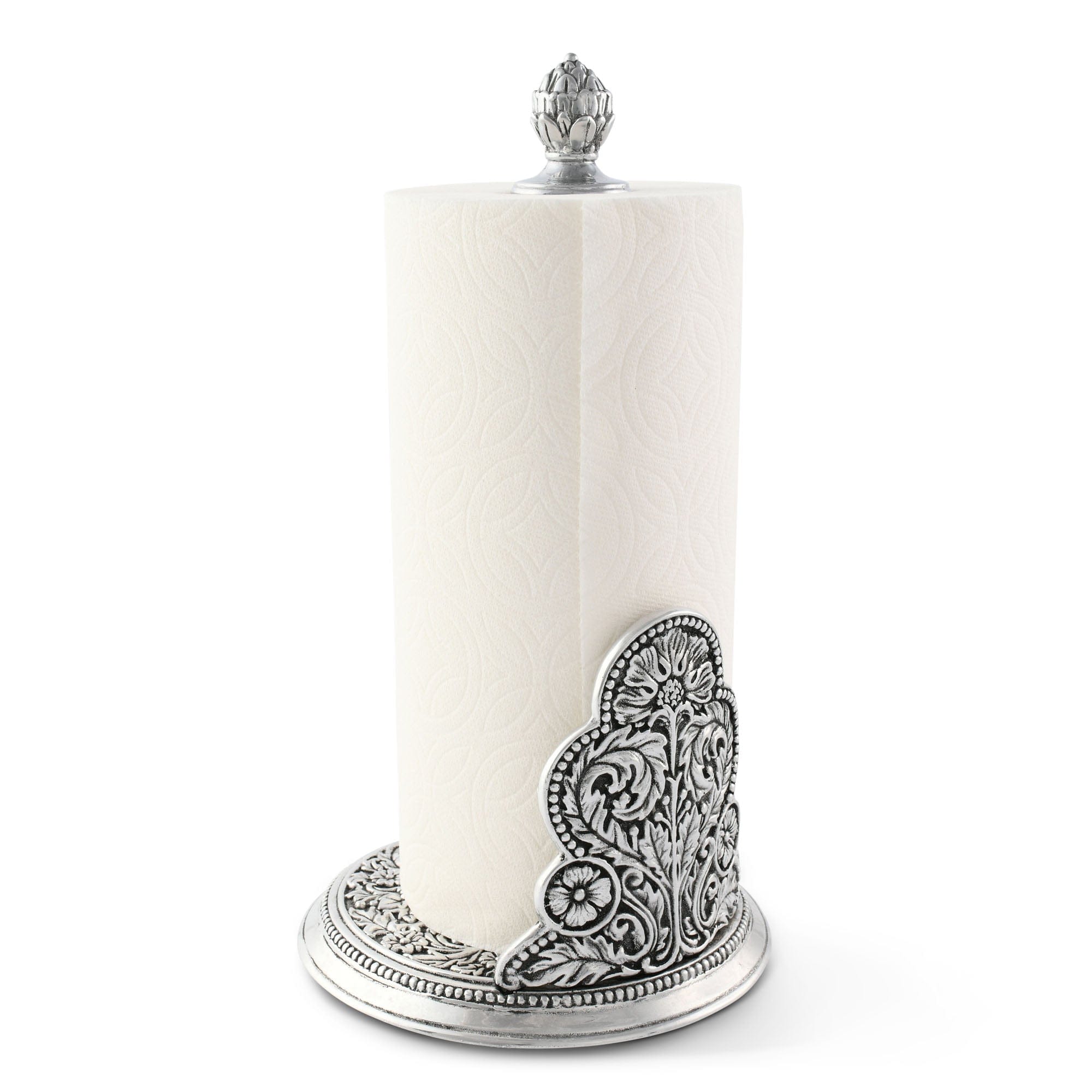 Arte Italica Peltro French Silver Pewter Paper Towel Holder