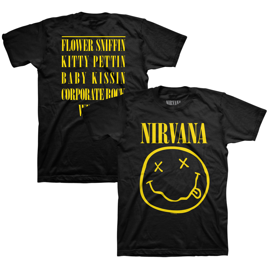 nirvana band tee