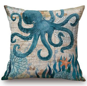 ocean themed pillows