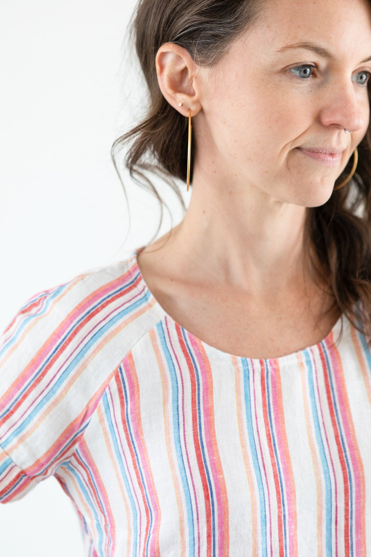 Coram Dress and Top Neckline | Allie Olson Sewing Patterns