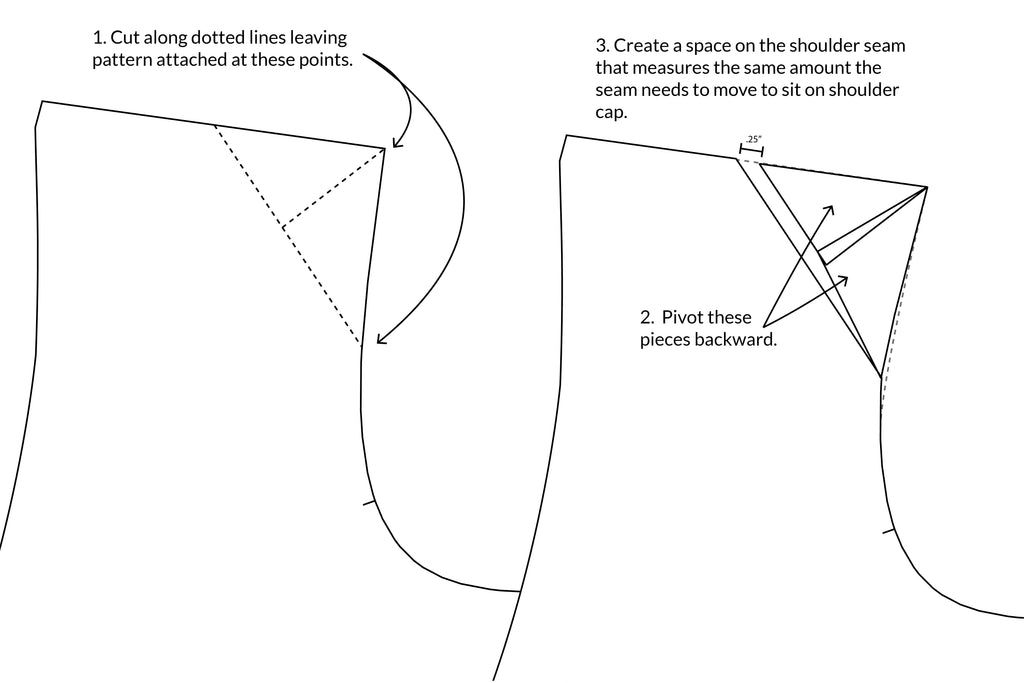 Elio Top Broad Shoulder Adjustment