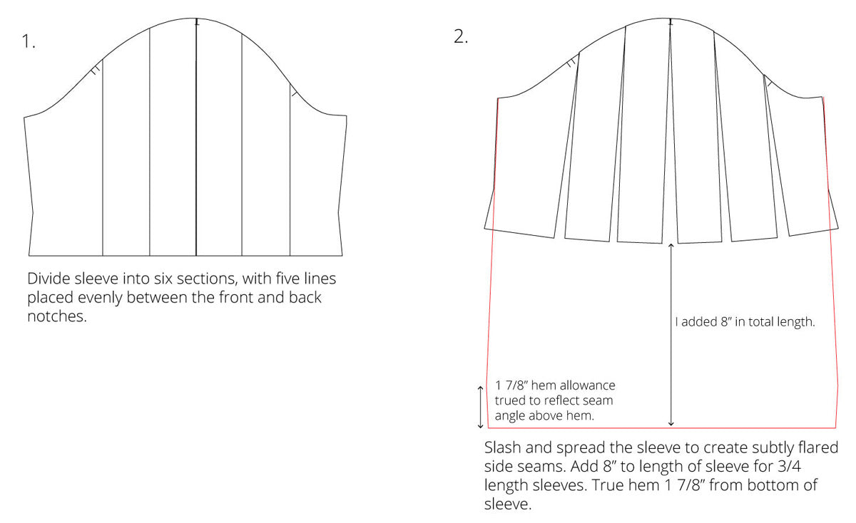 How to Flare a Sleeve | Sewing Tutorial