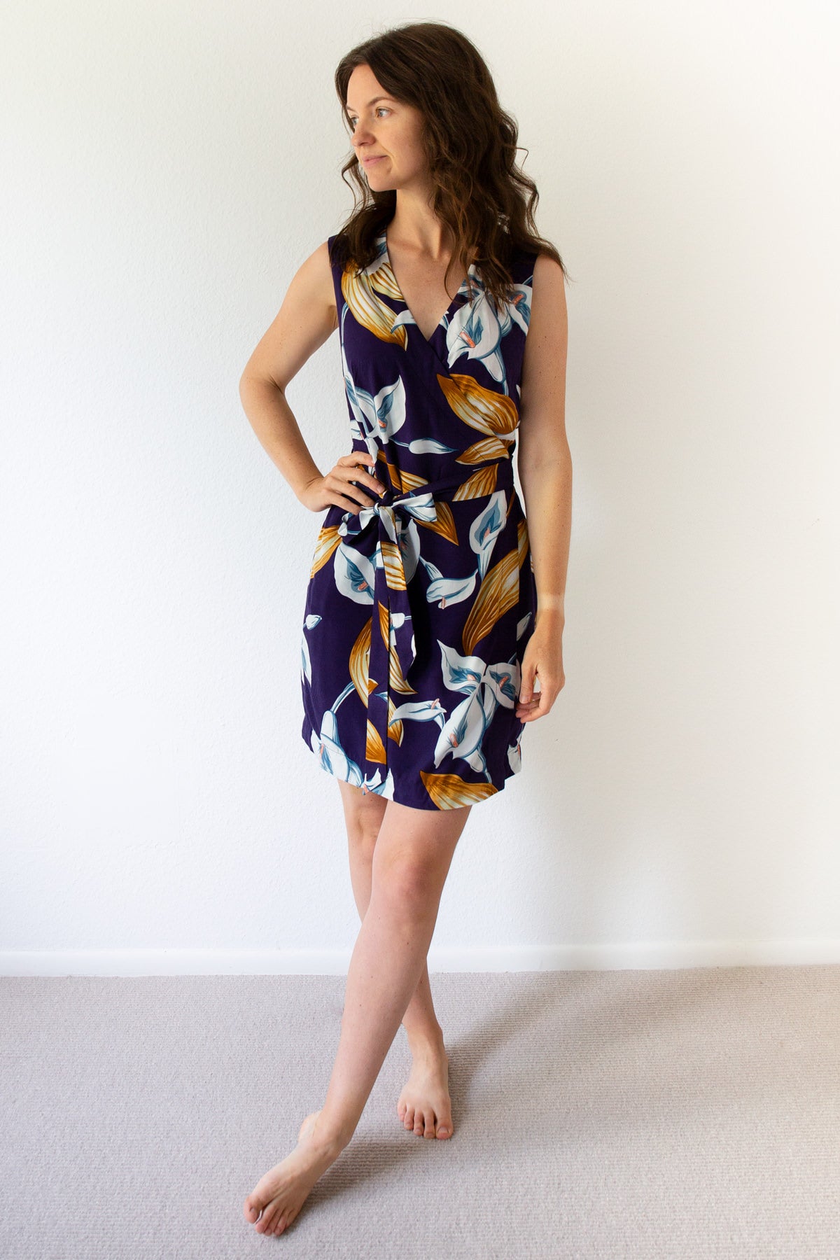 How to Shorten the Highlands Wrap Dress by Allie Olson