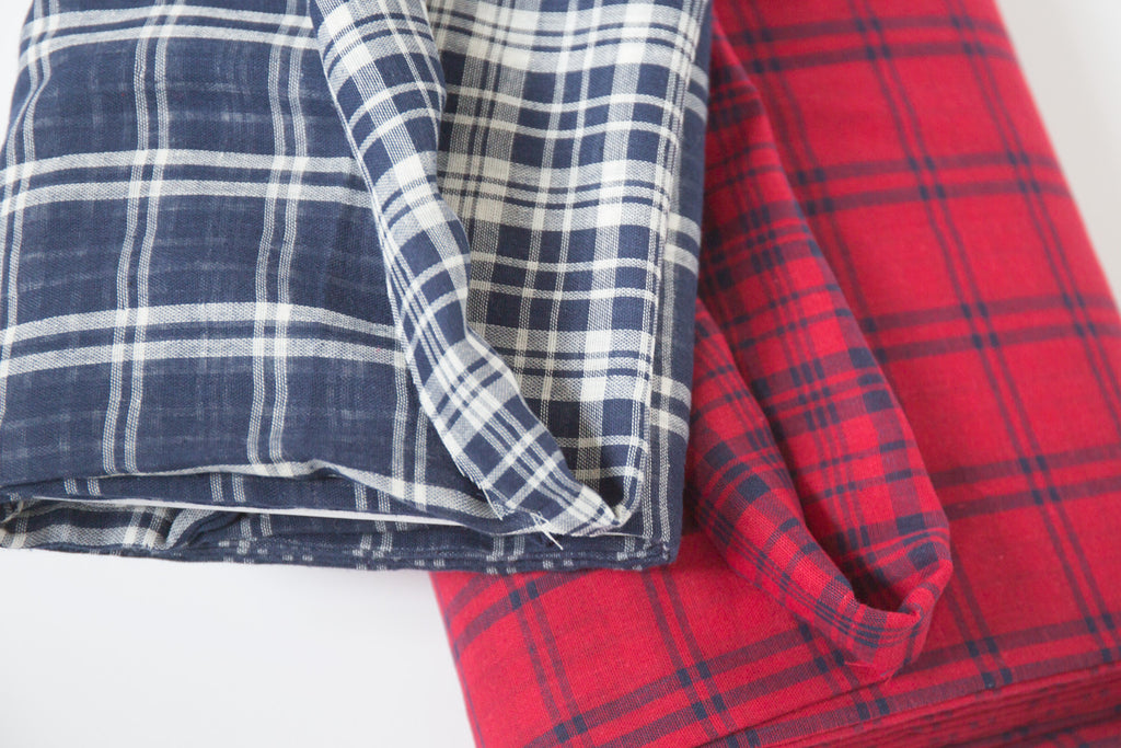 Plaid Double Cloth Fabrics