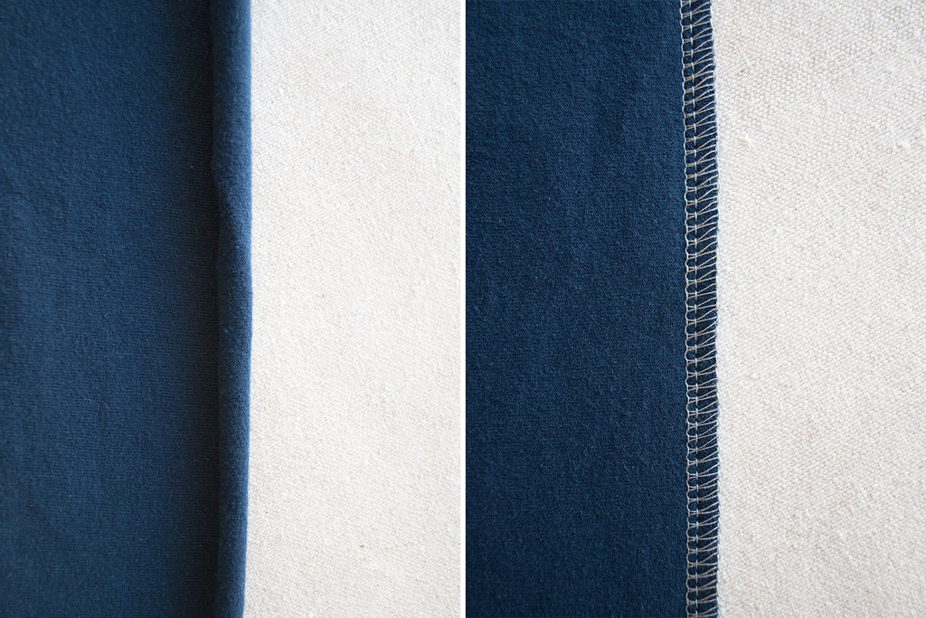 Rolled versus Serged | How to Sew with Jersey Fabric
