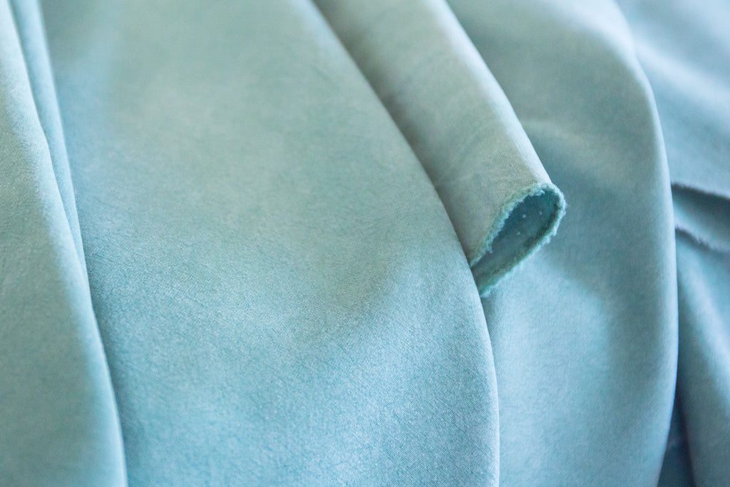 Agave Green Tencel Shirting Fabric