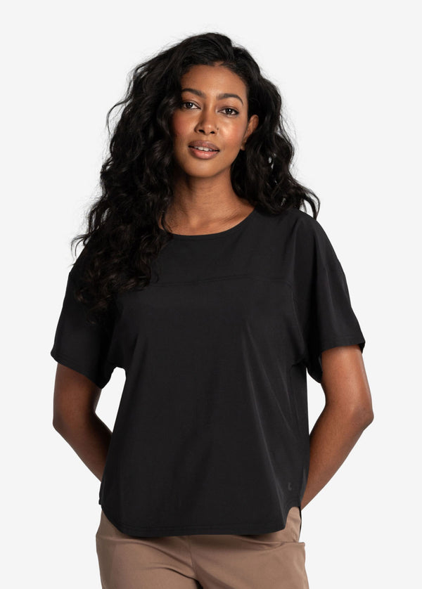 LBECLEY Womens Tops Women Shirt Polyester Spandex Women Fashion Stitched  Round Neck Puff Sleeve T Shirt Rayon Spandex Tops Women T Shirts for Women  Waffle Black S 