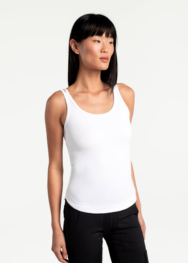 White House Black Market Solid Black Tank Top Size S - 45% off