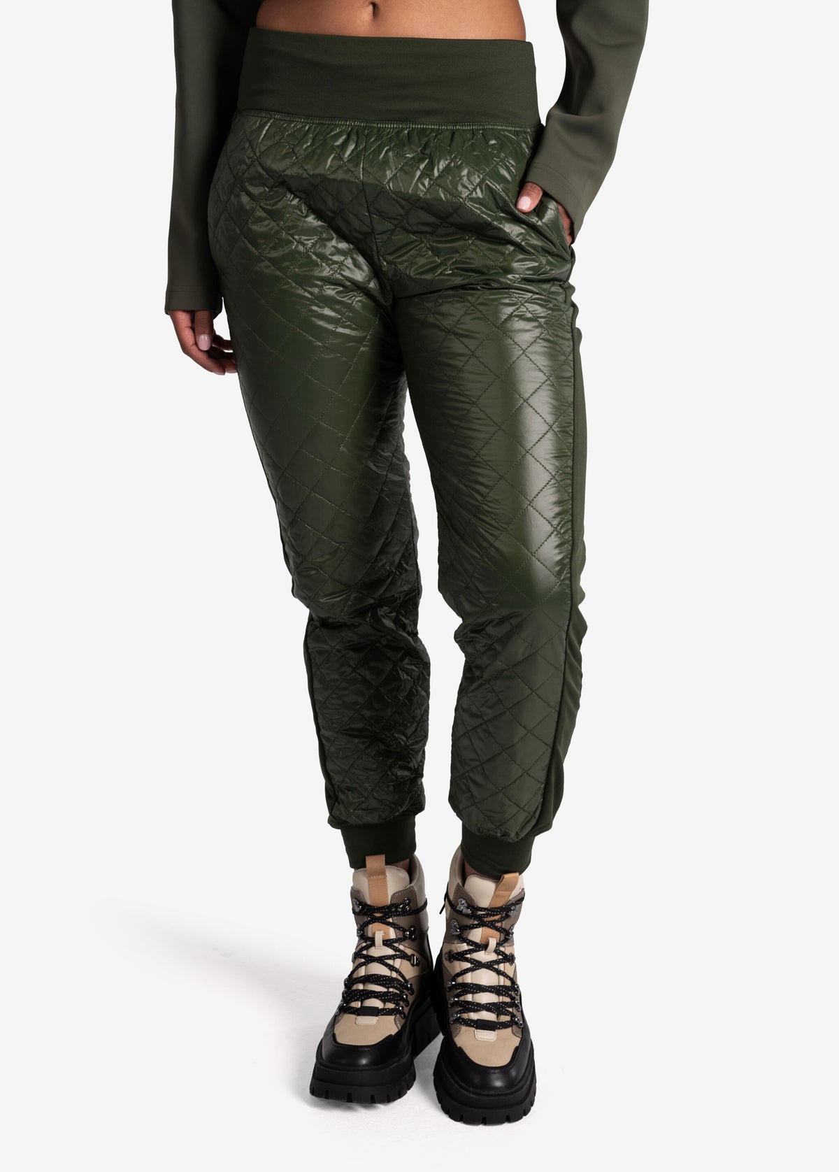 Apex Insulated Quilted Joggers, Women Joggers & Pants