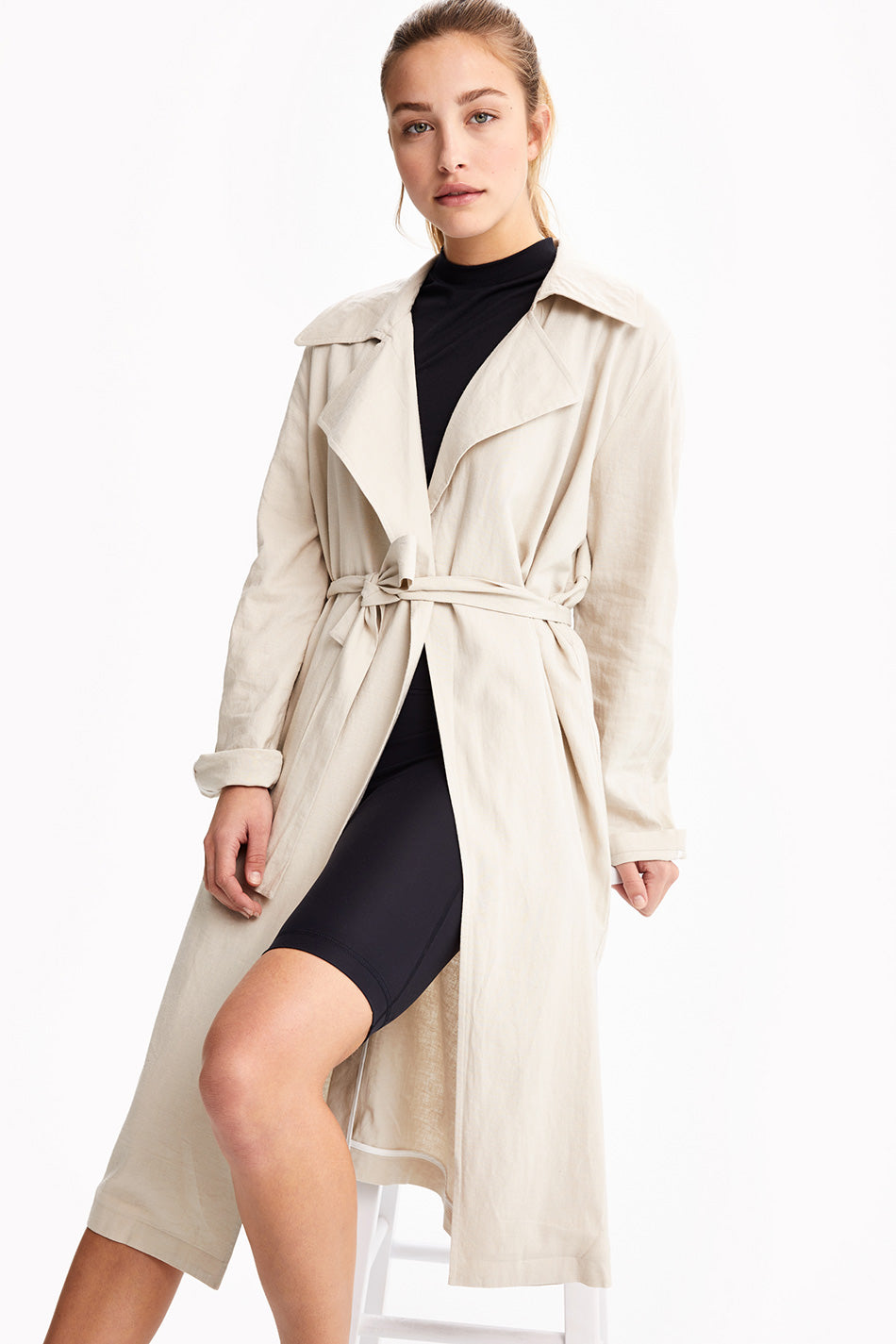 Buy Linen Trench Coat from Lole - Sport - Women's Apparel - Lolë