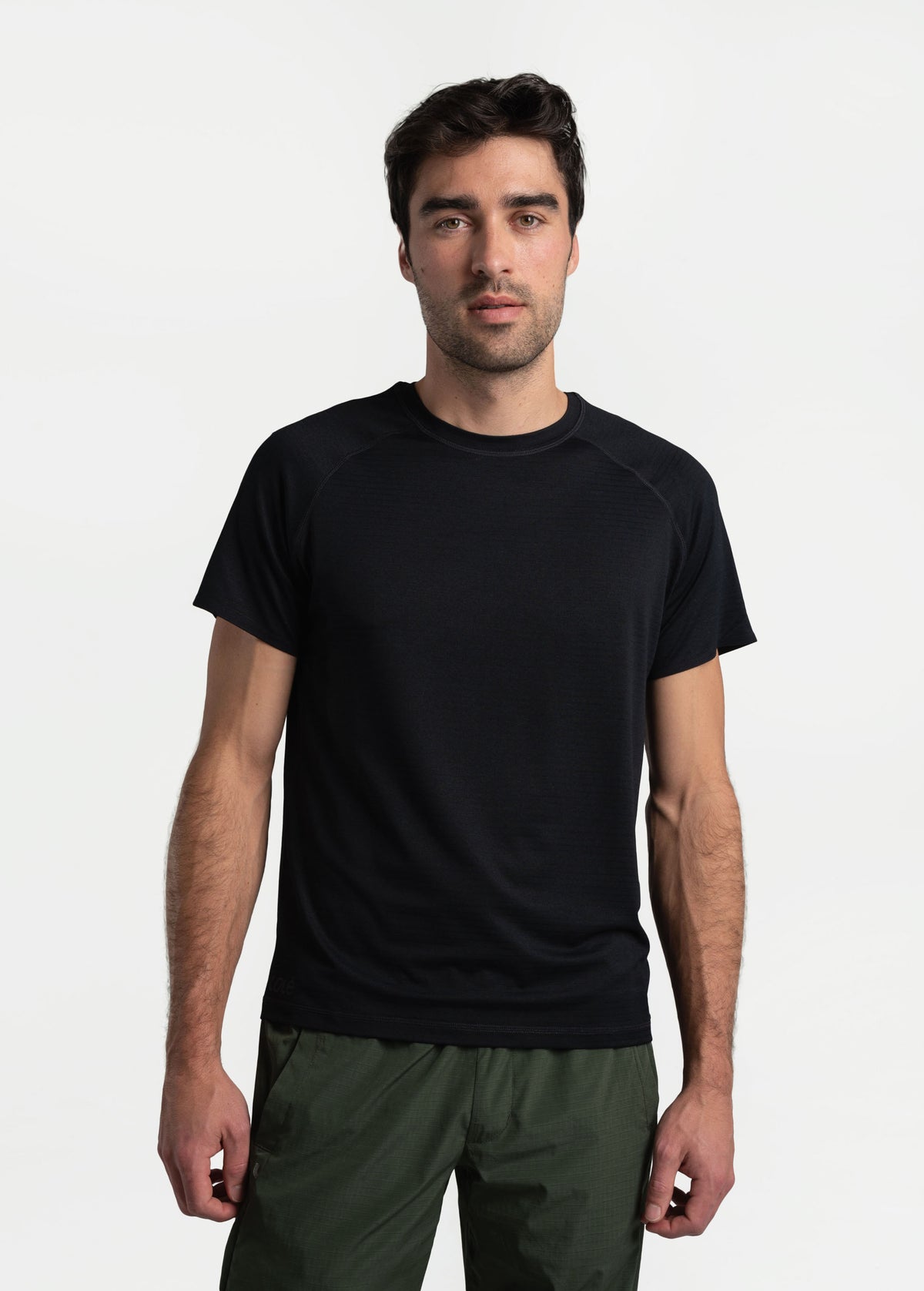 The Jasper Short Sleeve Oxford Shirt in Black