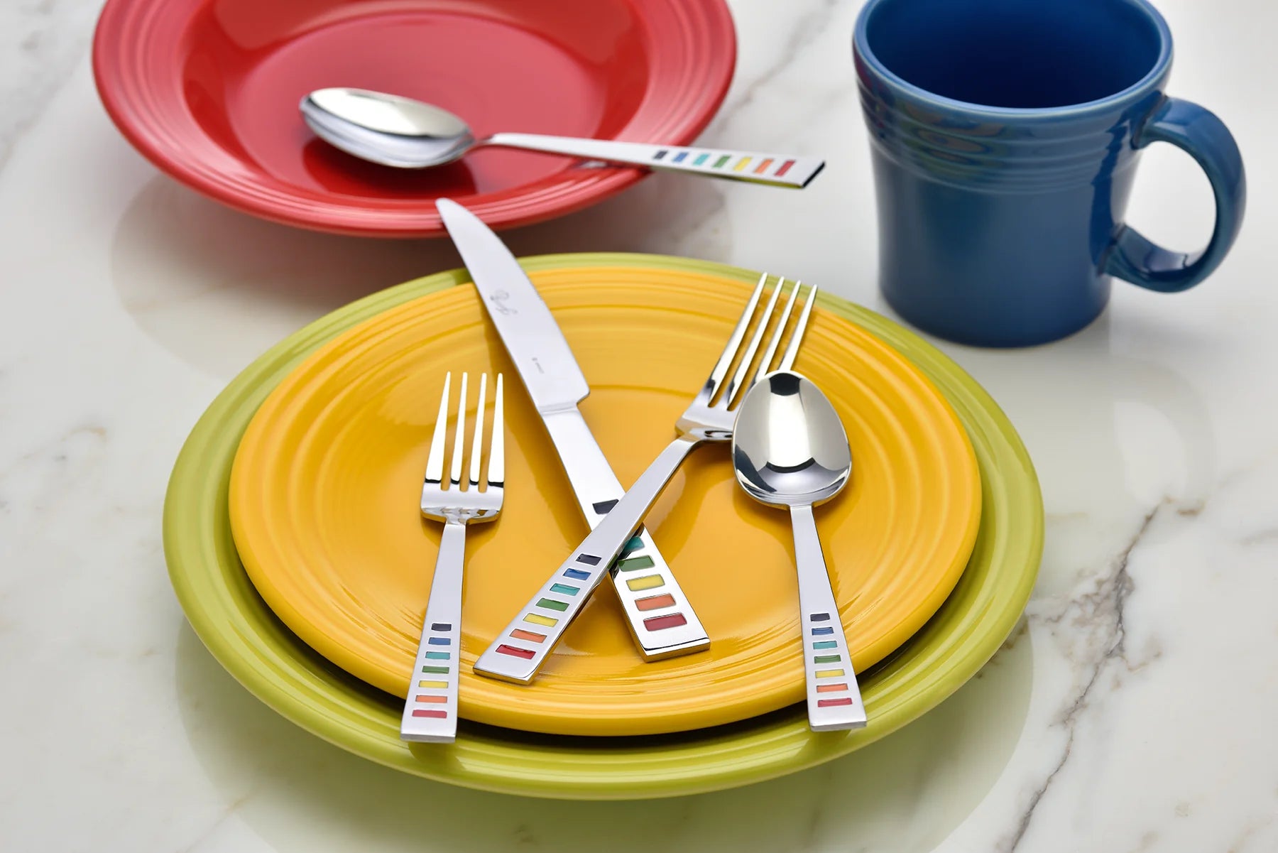 Fiesta 53-pc. Merengue Flatware Set